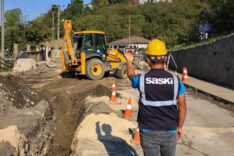 Akyazı’da devam eden 9 bin metrelik altyapı projesinde 6 ekip aynı anda çalışıyor