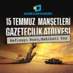 Akdeniz Üniversitesi'nde 15 Temmuz Manşetleri Atölyesi ile Genç Gazetecilere Kriz Haberciliği Eğitimi